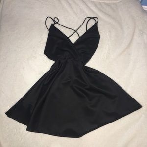 Little black skater dress